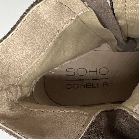 NEW Soho Cobbler Womens 8.5 Ankle Leather Booties Strappy Western Cowgirl Boots - Picture 12 of 15